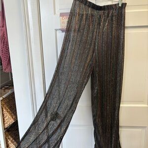 REPOSH Multicolor Sheer Striped Women's Pants